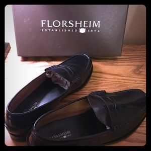 Florsheim Berkley Black Penny Loafers